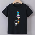 Astronaut Planeet T-Shirt Black