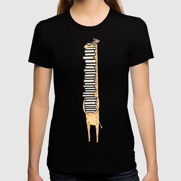 Book Lover Summer Casual T-Shirt Black