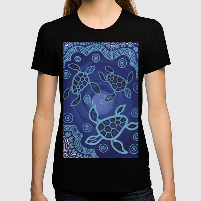 Turtles Summer Casual T-Shirt Black