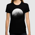 Abstract Summer Casual T-Shirt Black